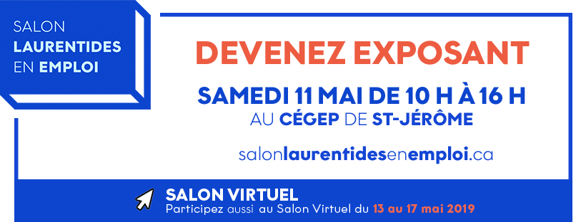 Salon Laurentides en emploi, devenez exposant!
