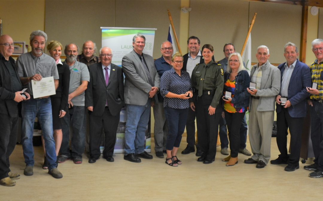 Des héros reconnus grâce au Programme de reconnaissance du comité de sécurité publique de la MRC des Laurentides
