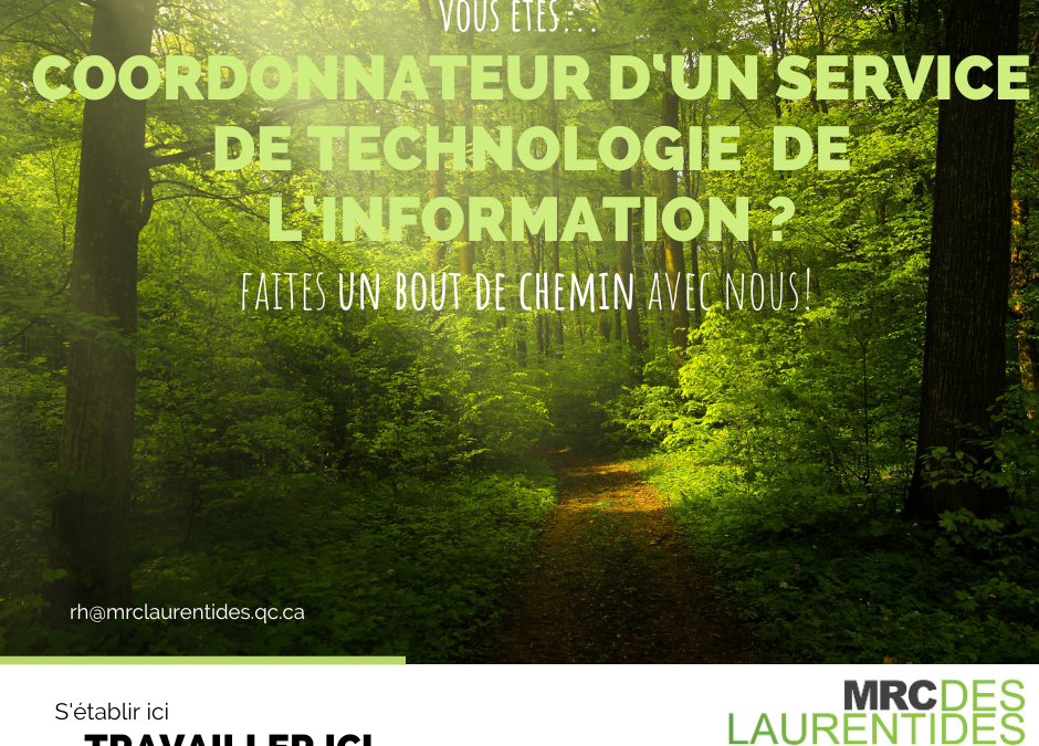 Coordonnateur.trice du service informatique