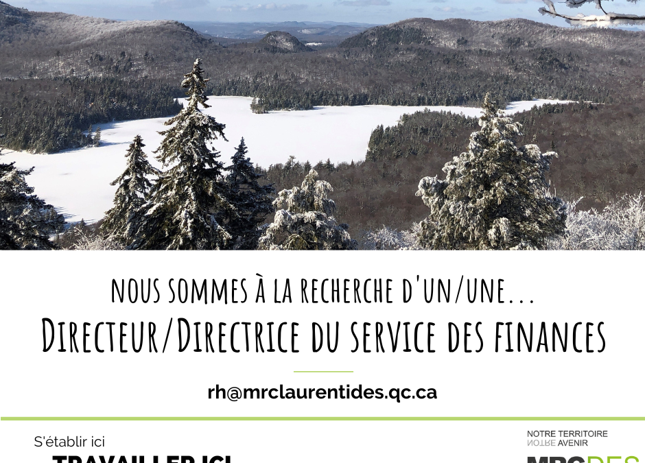 EMPLOI – Directeur.rice du service des finances