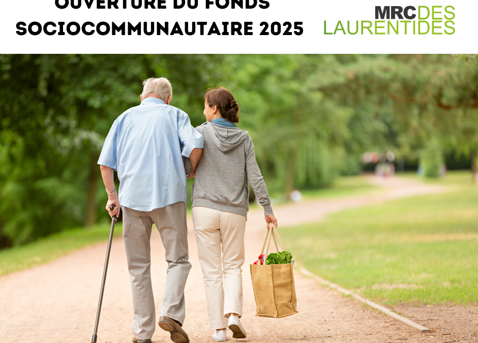 COMMUNIQUÉ – Le fonds sociocommunautaire de 100 000$ de la MRC des Laurentides reconduit pour une seconde année